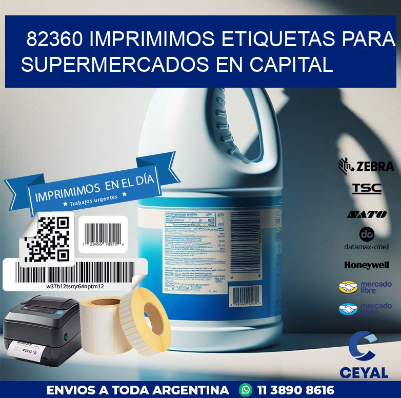82360 IMPRIMIMOS ETIQUETAS PARA SUPERMERCADOS EN CAPITAL
