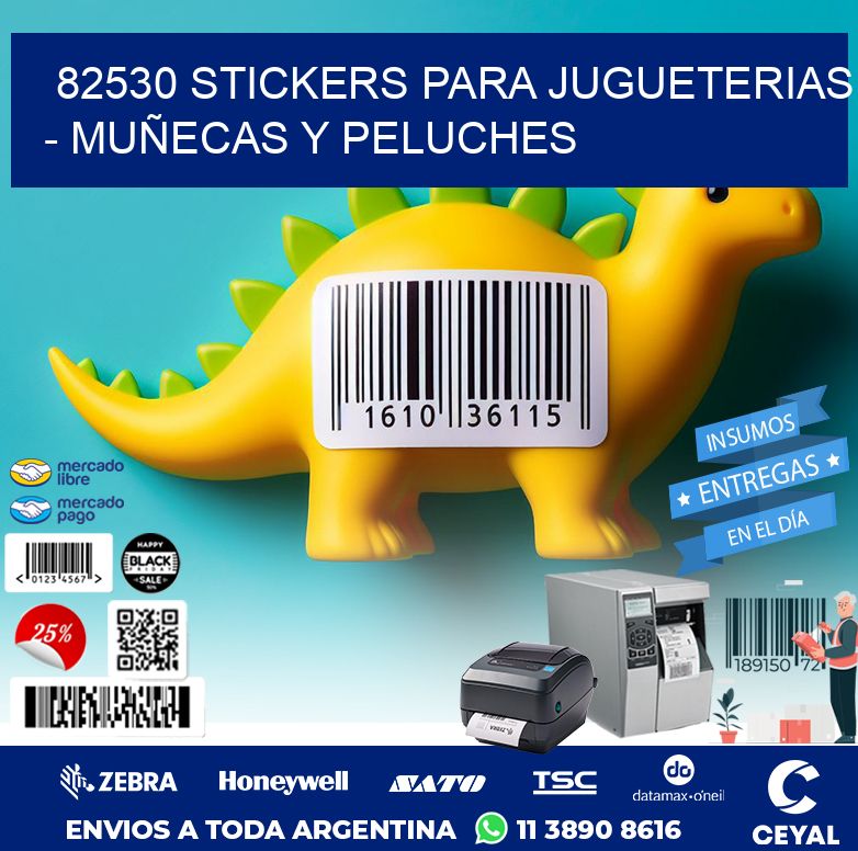 82530 STICKERS PARA JUGUETERIAS – MUÑECAS Y PELUCHES