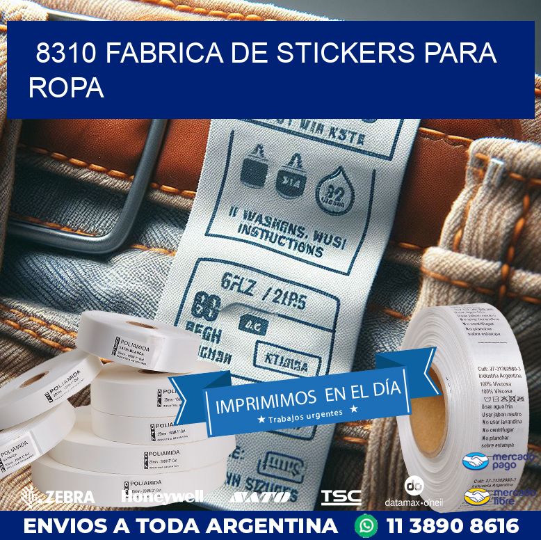 8310 FABRICA DE STICKERS PARA ROPA
