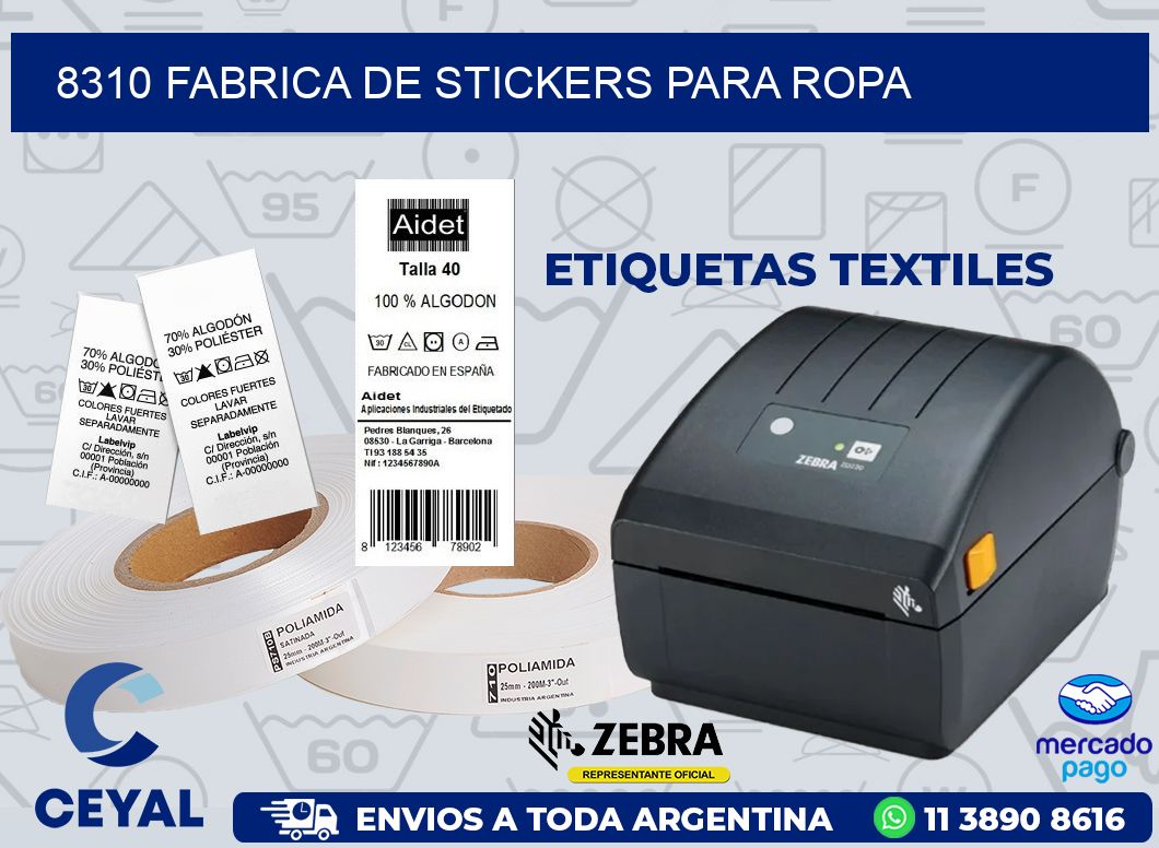 8310 FABRICA DE STICKERS PARA ROPA