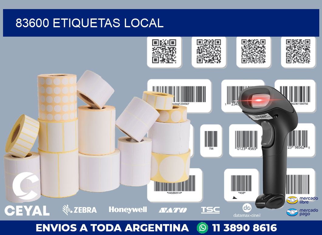 83600 ETIQUETAS LOCAL