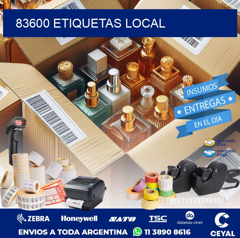 83600 ETIQUETAS LOCAL