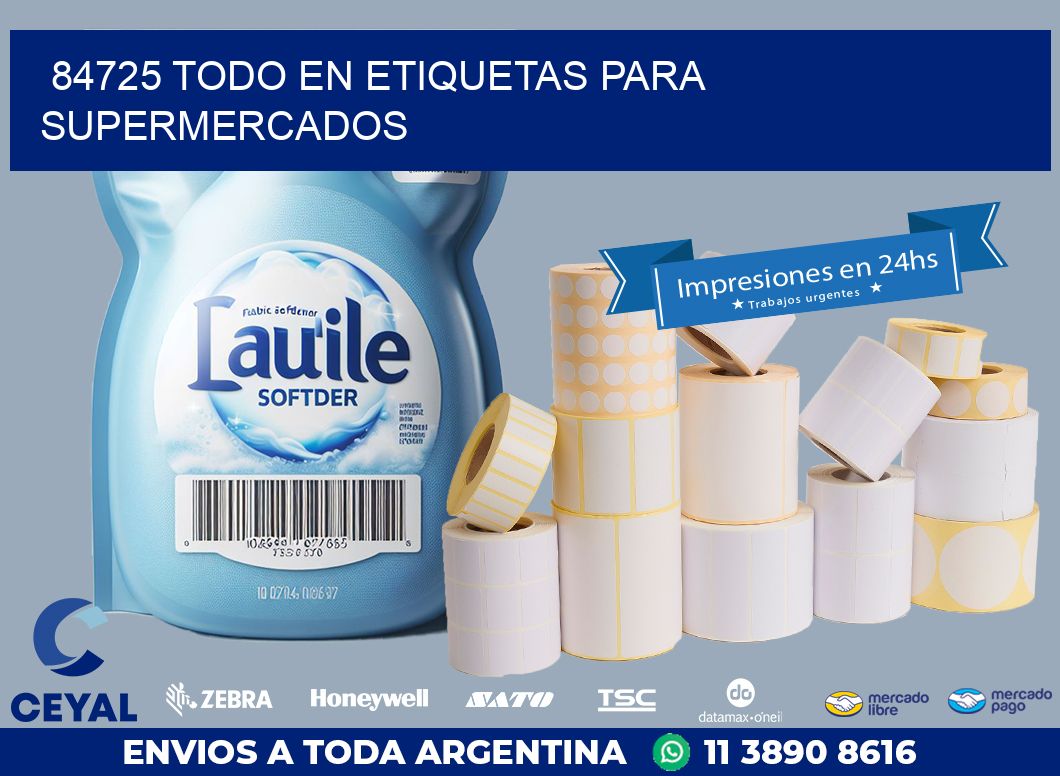 84725 TODO EN ETIQUETAS PARA SUPERMERCADOS