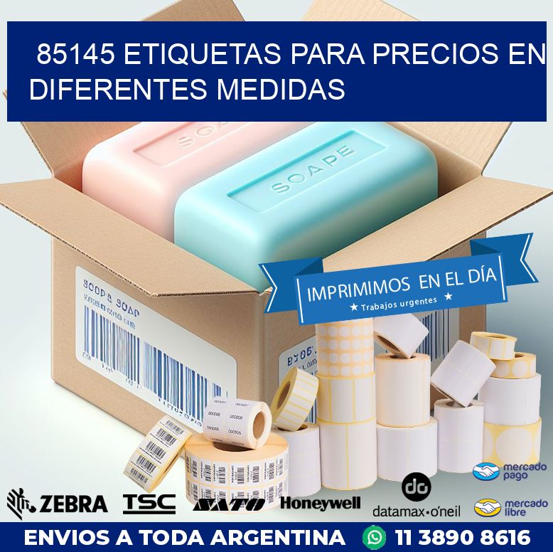 85145 ETIQUETAS PARA PRECIOS EN DIFERENTES MEDIDAS
