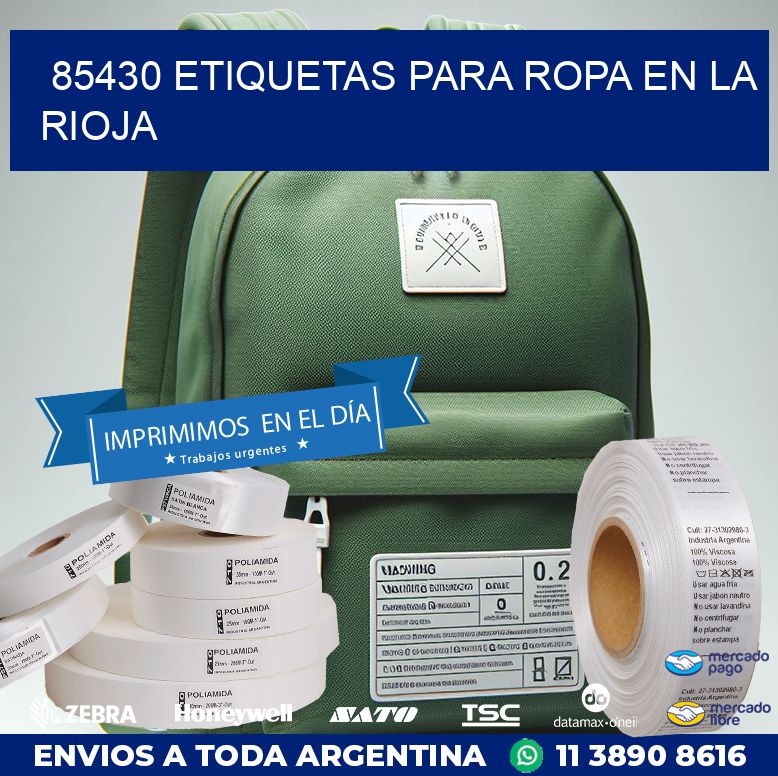 85430 ETIQUETAS PARA ROPA EN LA RIOJA