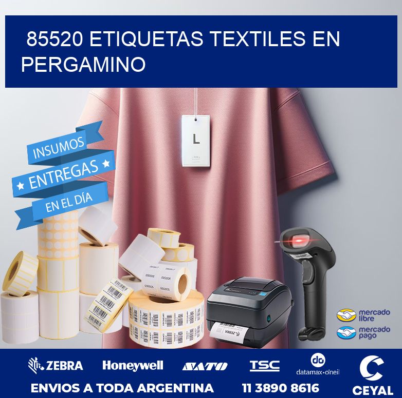 85520 ETIQUETAS TEXTILES EN PERGAMINO