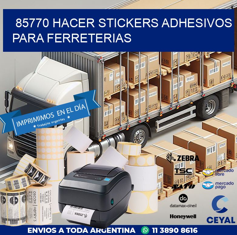 85770 HACER STICKERS ADHESIVOS PARA FERRETERIAS