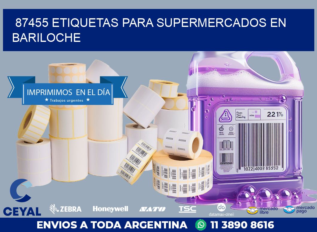 87455 ETIQUETAS PARA SUPERMERCADOS EN BARILOCHE