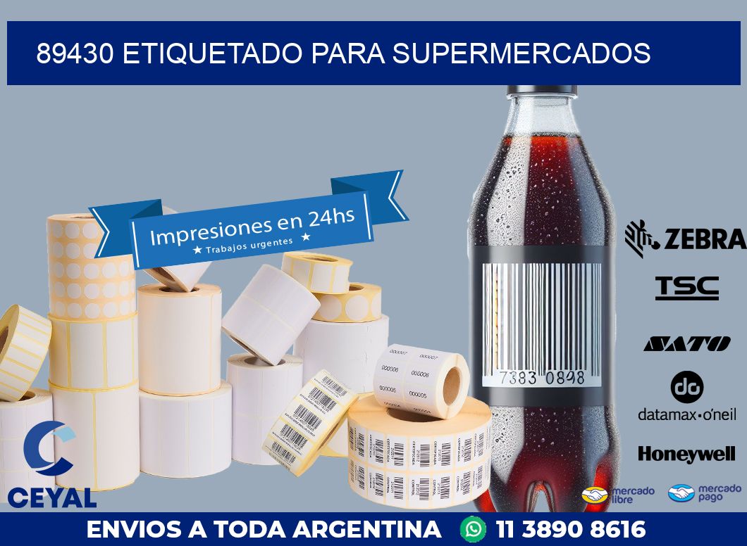 89430 ETIQUETADO PARA SUPERMERCADOS