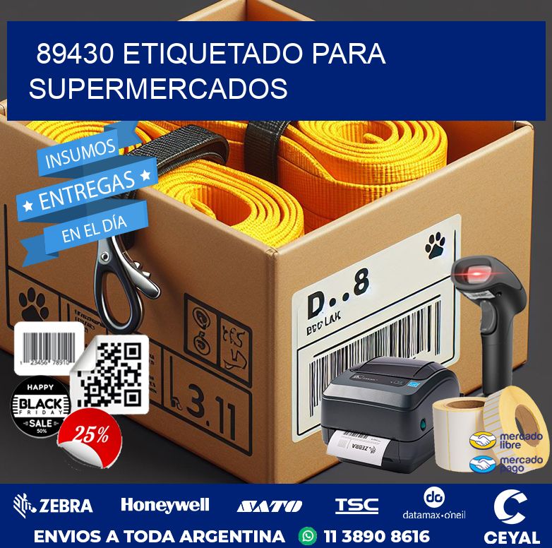 89430 ETIQUETADO PARA SUPERMERCADOS