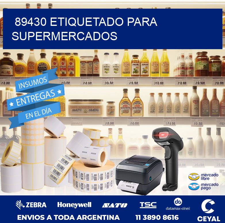 89430 ETIQUETADO PARA SUPERMERCADOS