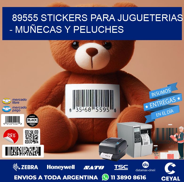 89555 STICKERS PARA JUGUETERIAS – MUÑECAS Y PELUCHES