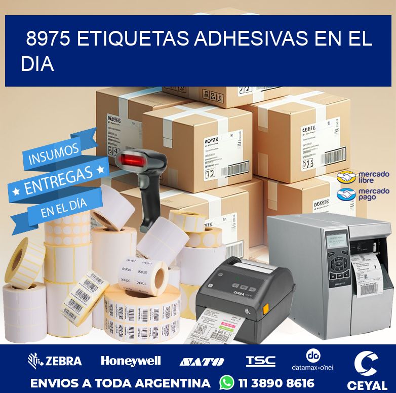 8975 ETIQUETAS ADHESIVAS EN EL DIA