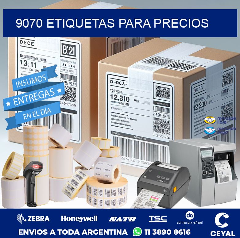 9070 ETIQUETAS PARA PRECIOS
