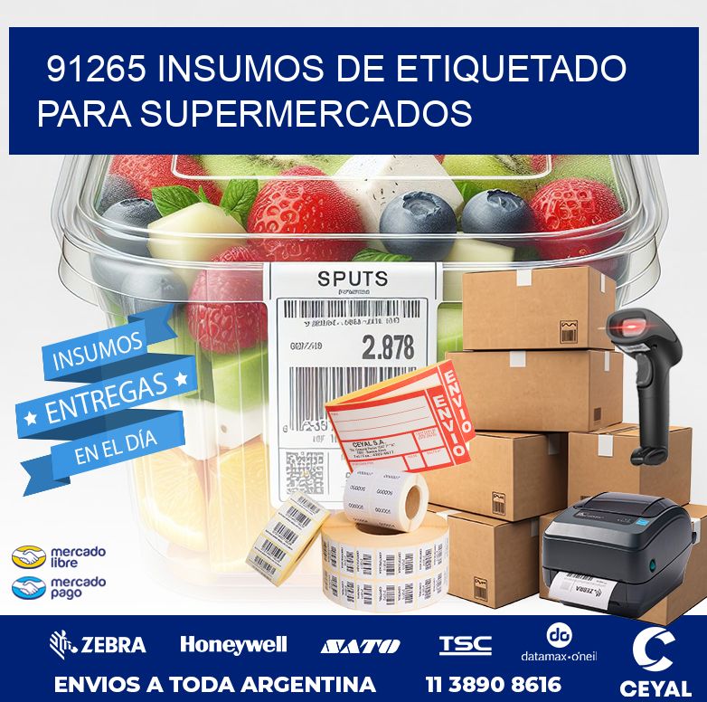 91265 INSUMOS DE ETIQUETADO PARA SUPERMERCADOS