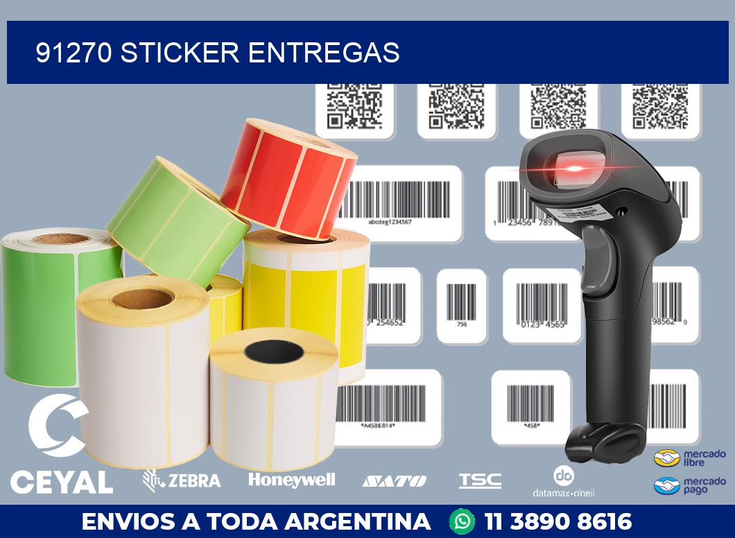91270 STICKER ENTREGAS