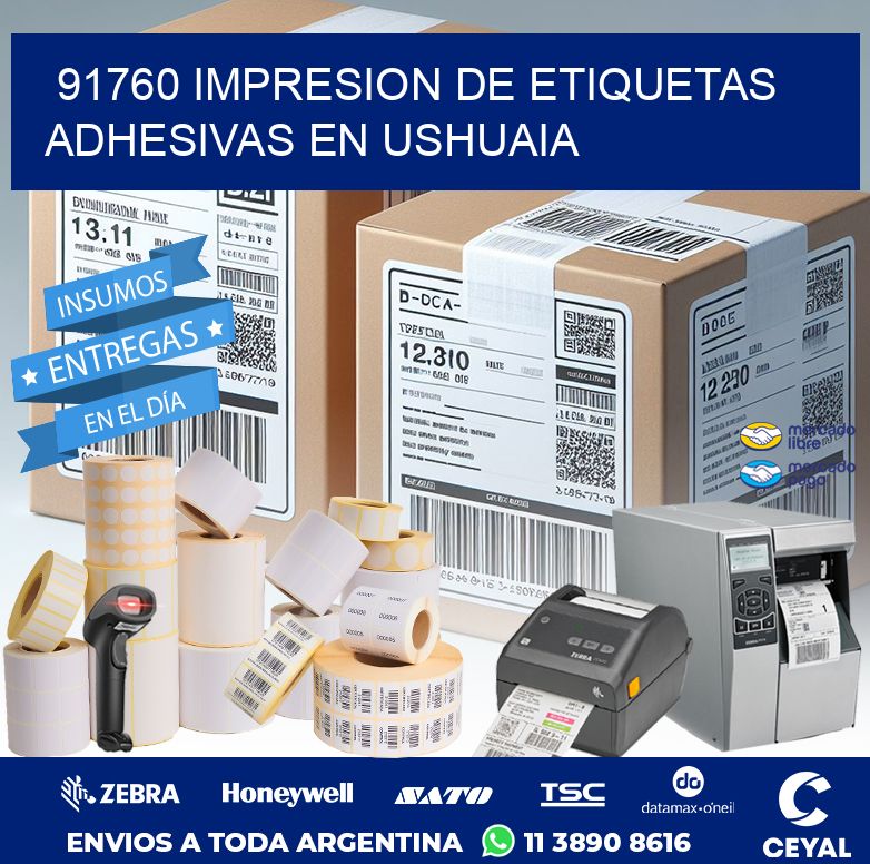 91760 IMPRESION DE ETIQUETAS ADHESIVAS EN USHUAIA