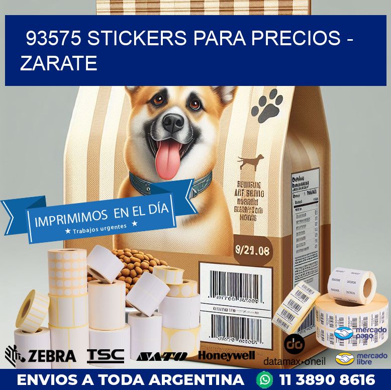93575 STICKERS PARA PRECIOS – ZARATE