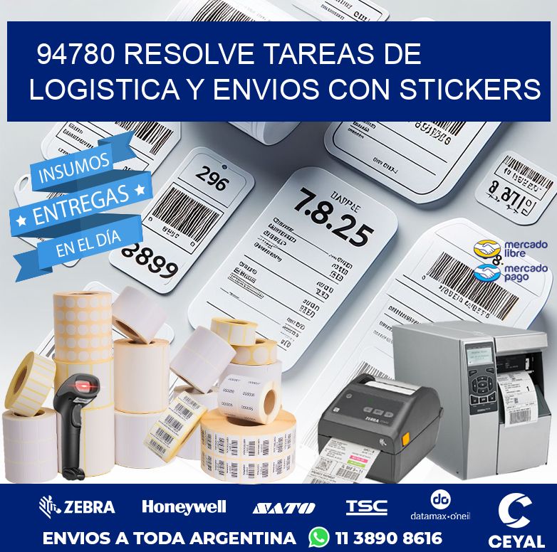 94780 RESOLVE TAREAS DE LOGISTICA Y ENVIOS CON STICKERS