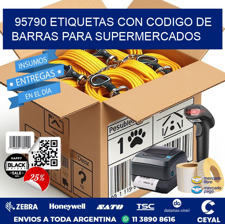 95790 ETIQUETAS CON CODIGO DE BARRAS PARA SUPERMERCADOS