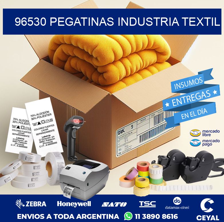 96530 PEGATINAS INDUSTRIA TEXTIL