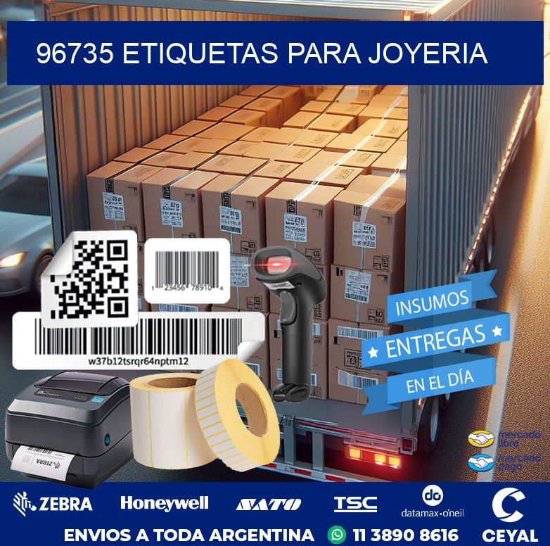 96735 ETIQUETAS PARA JOYERIA