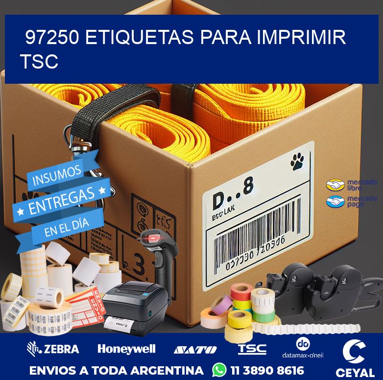 97250 ETIQUETAS PARA IMPRIMIR TSC