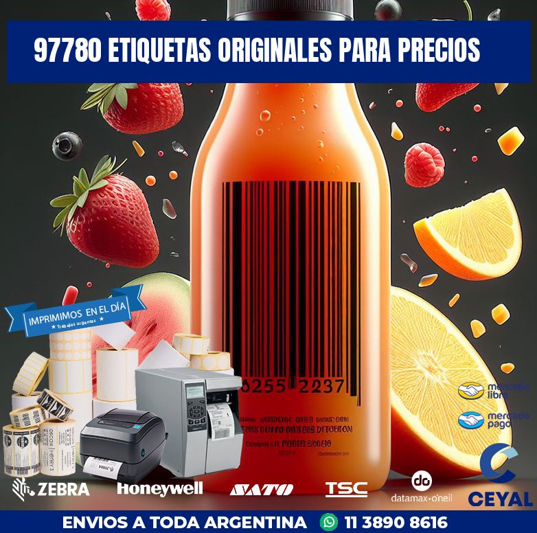 97780 ETIQUETAS ORIGINALES PARA PRECIOS