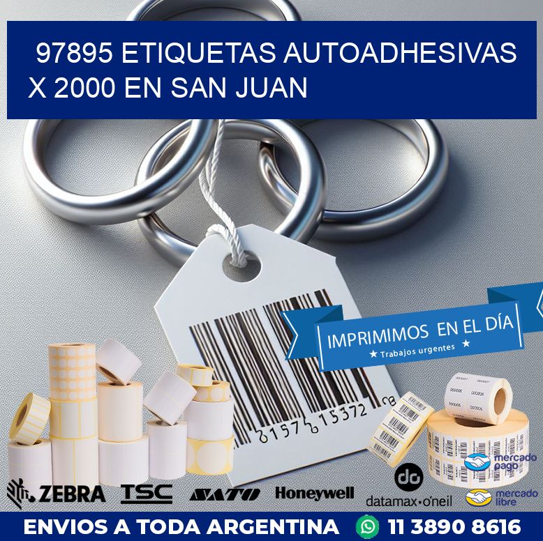 97895 ETIQUETAS AUTOADHESIVAS X 2000 EN SAN JUAN