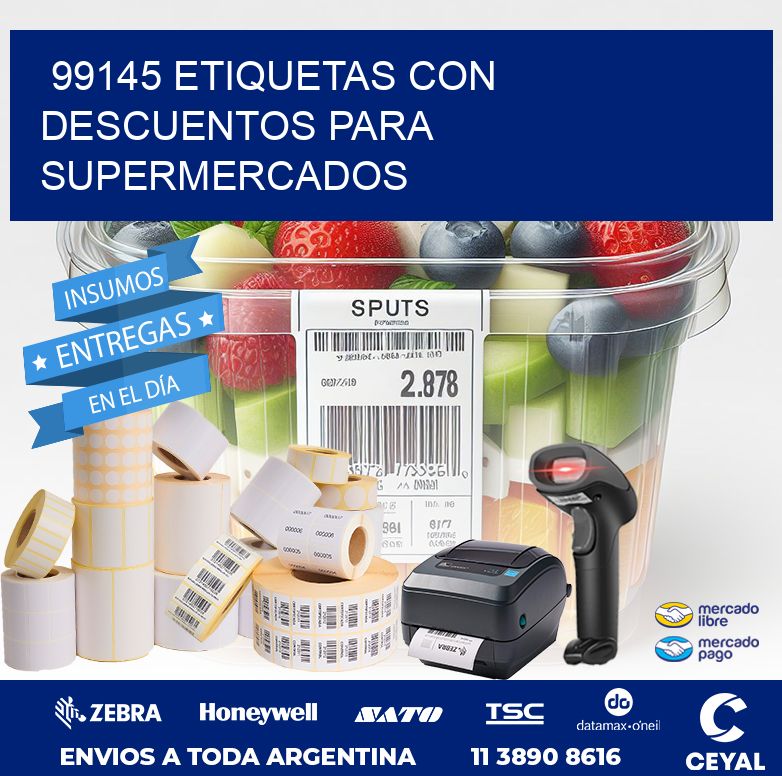 99145 ETIQUETAS CON DESCUENTOS PARA SUPERMERCADOS