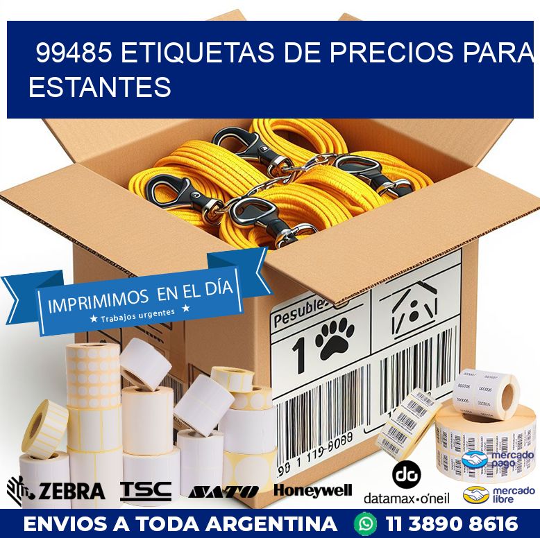 99485 ETIQUETAS DE PRECIOS PARA ESTANTES
