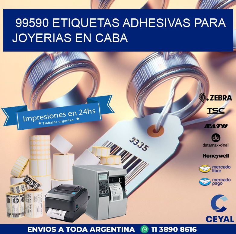 99590 ETIQUETAS ADHESIVAS PARA JOYERIAS EN CABA
