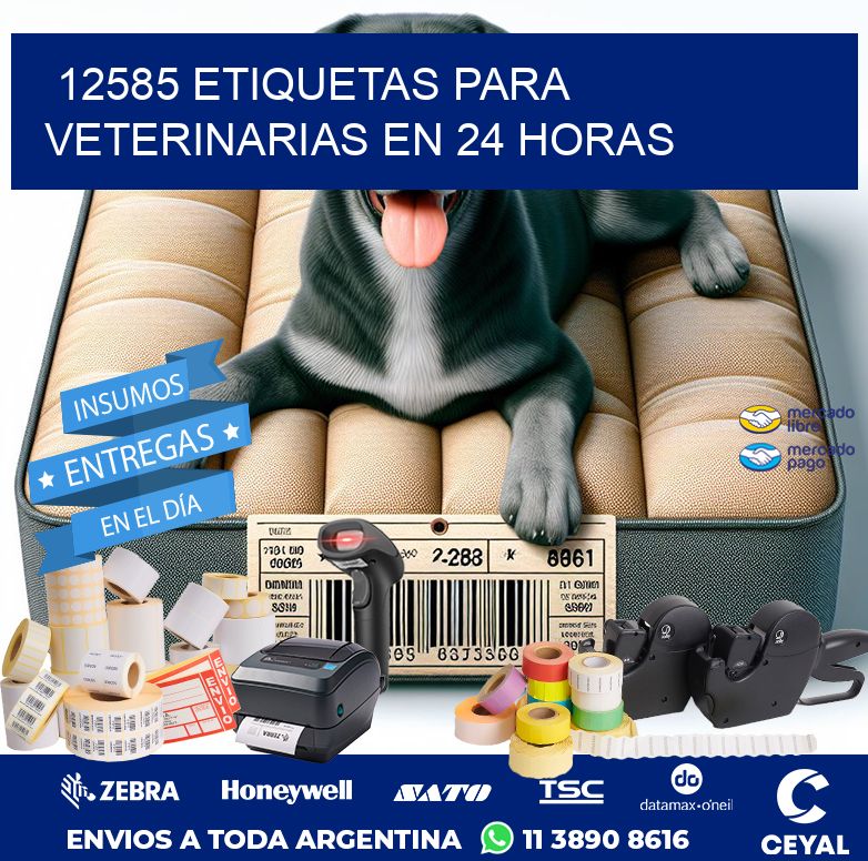 12585 ETIQUETAS PARA VETERINARIAS EN 24 HORAS