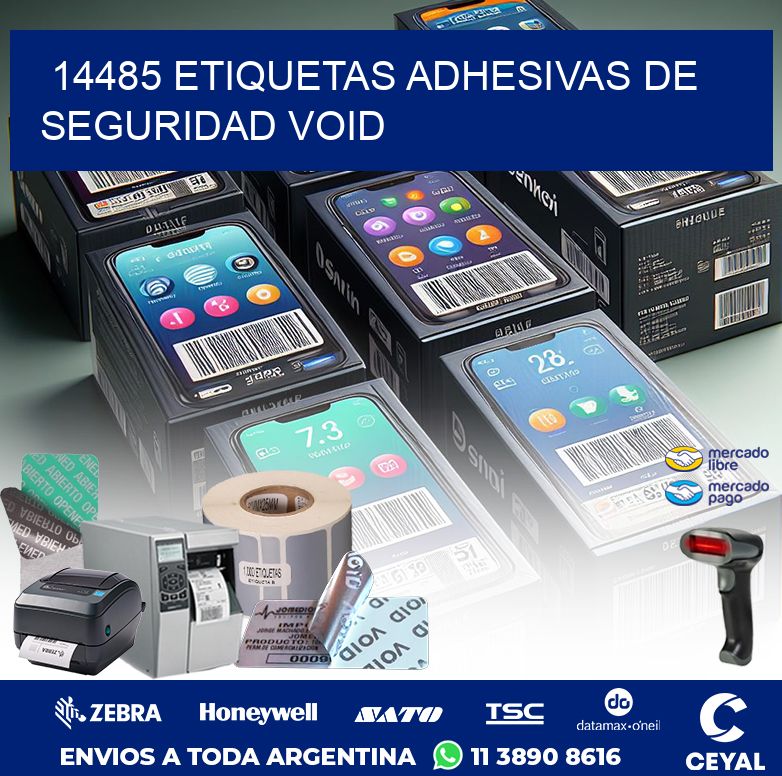 14485 ETIQUETAS ADHESIVAS DE SEGURIDAD VOID
