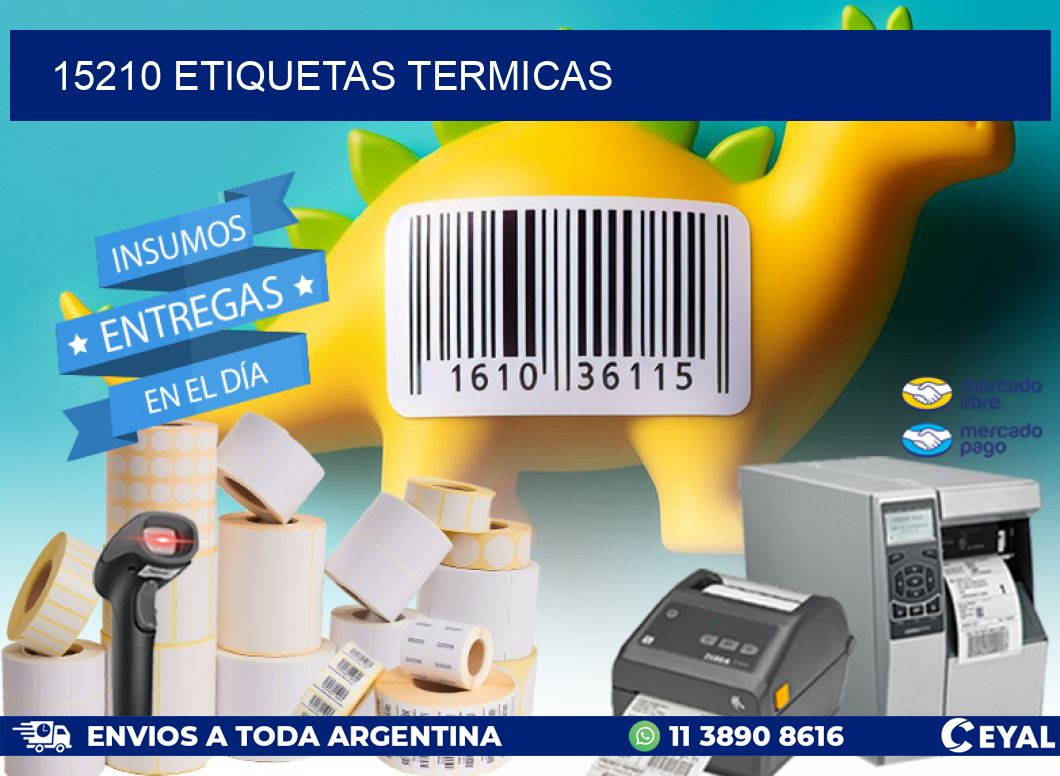 15210 ETIQUETAS TERMICAS