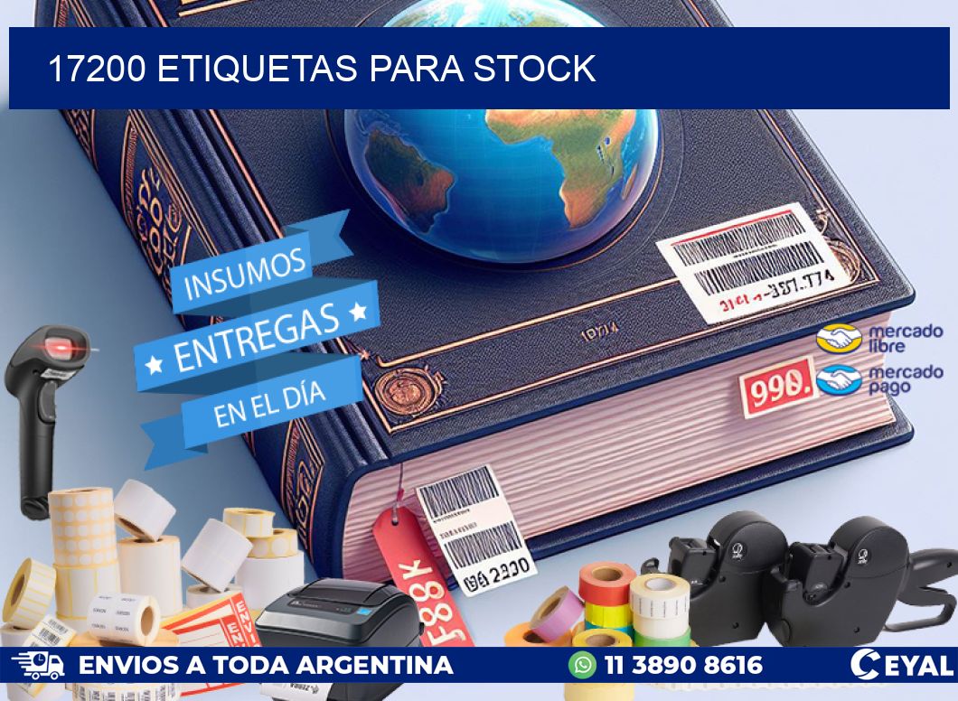 17200 ETIQUETAS PARA STOCK
