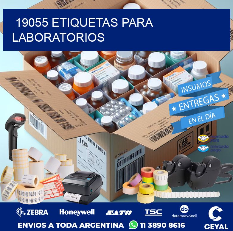 19055 ETIQUETAS PARA LABORATORIOS