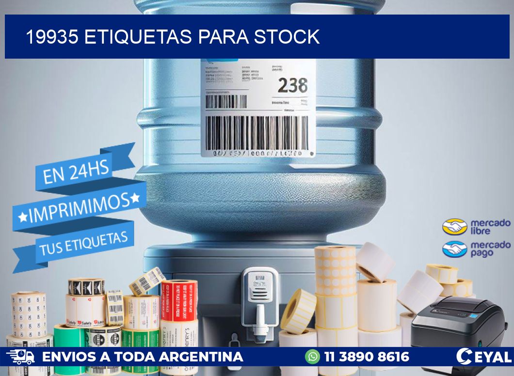 19935 ETIQUETAS PARA STOCK