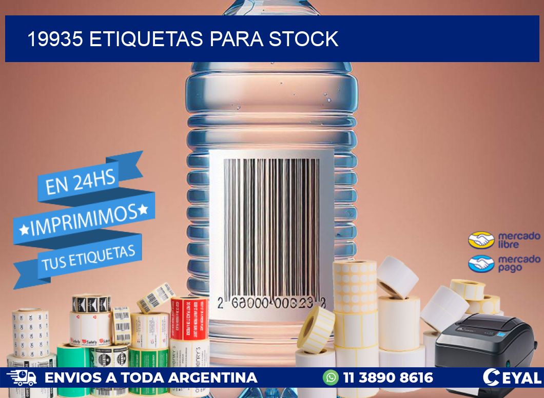19935 ETIQUETAS PARA STOCK