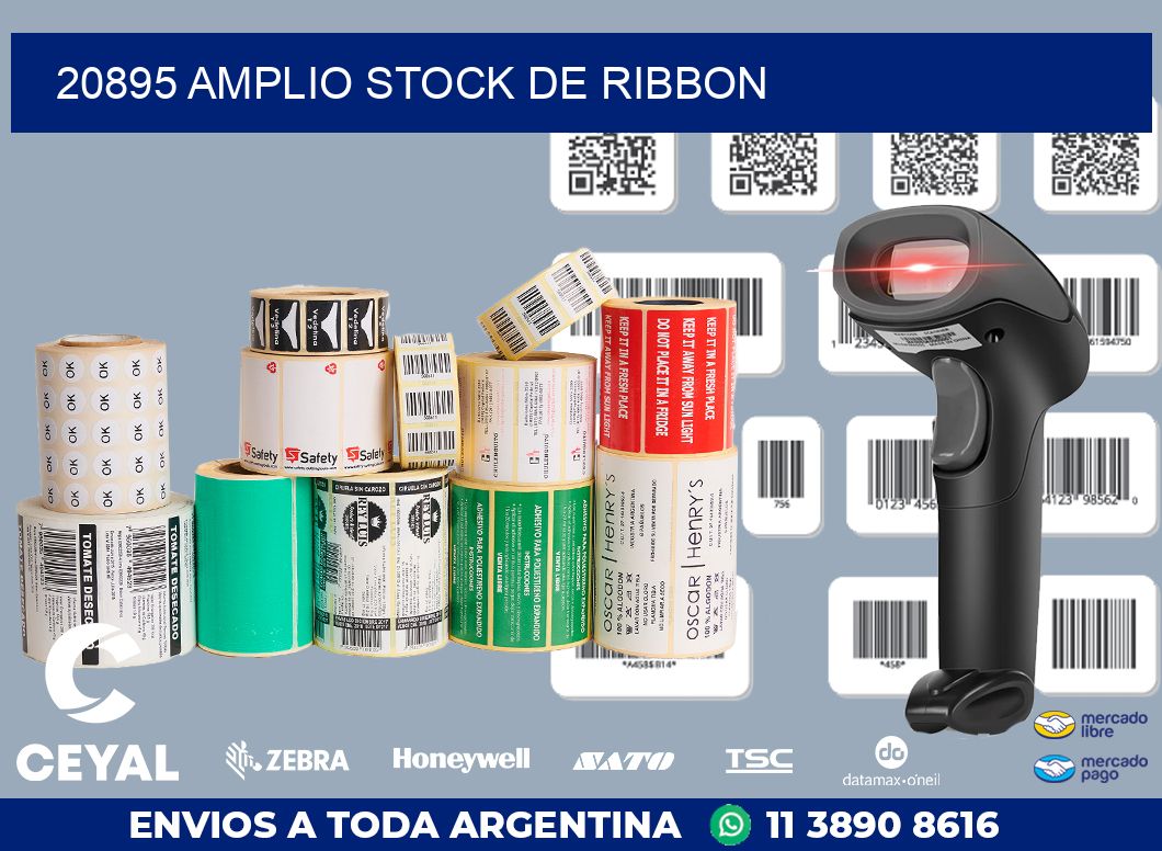 20895 AMPLIO STOCK DE RIBBON