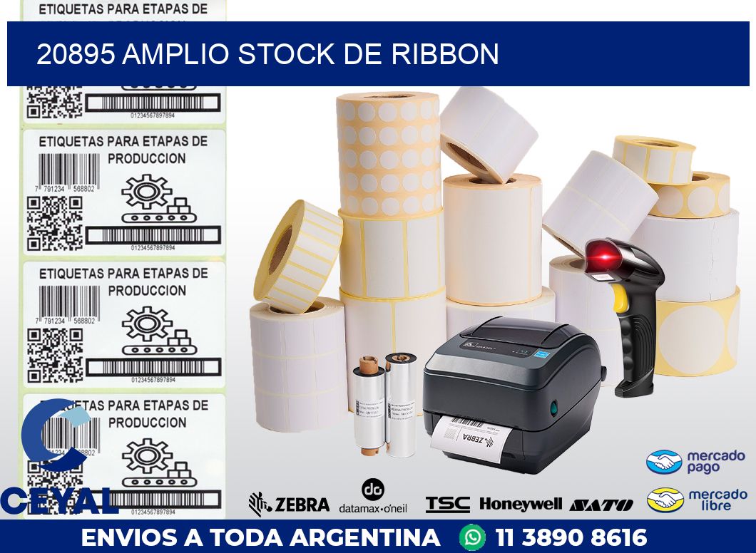 20895 AMPLIO STOCK DE RIBBON