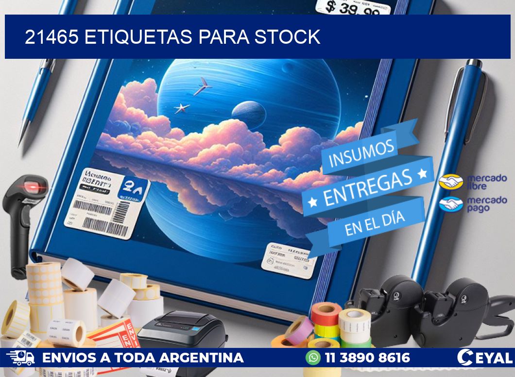 21465 ETIQUETAS PARA STOCK