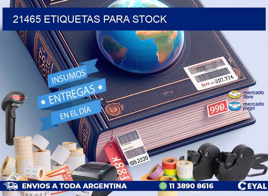 21465 ETIQUETAS PARA STOCK