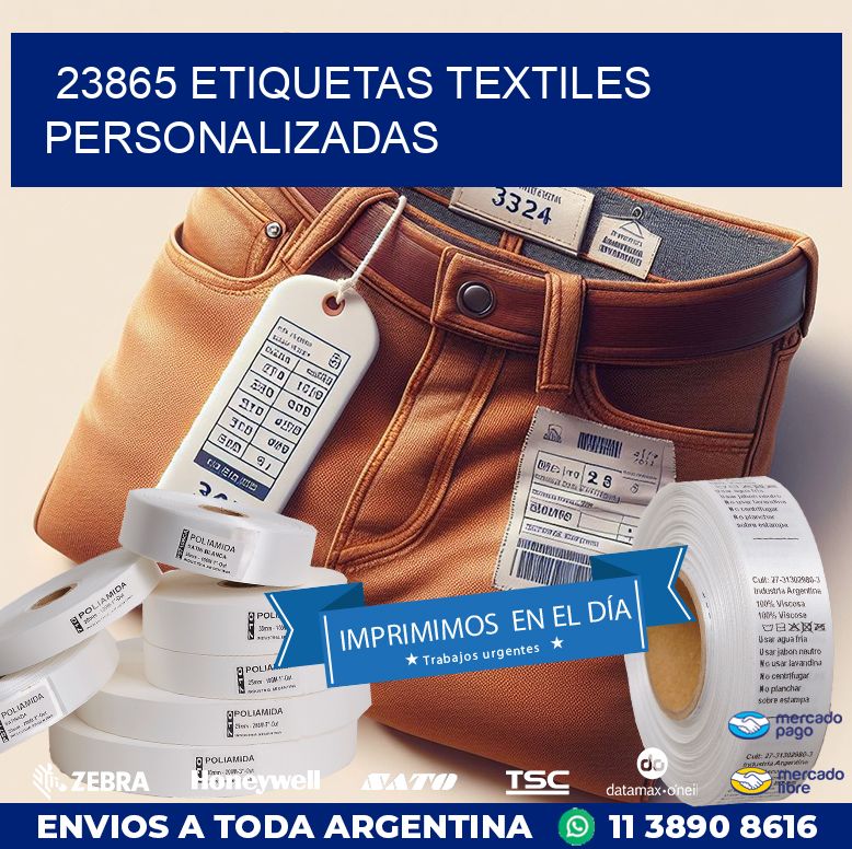 23865 ETIQUETAS TEXTILES PERSONALIZADAS