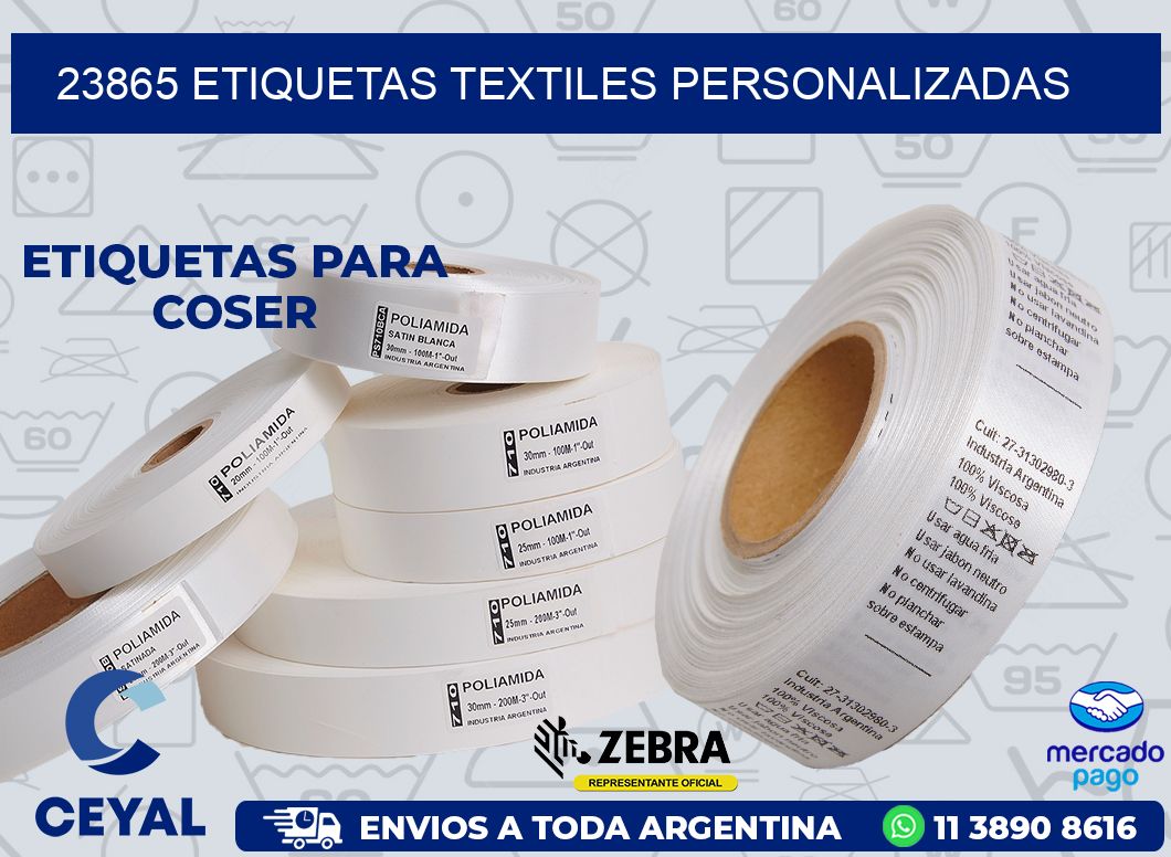 23865 ETIQUETAS TEXTILES PERSONALIZADAS
