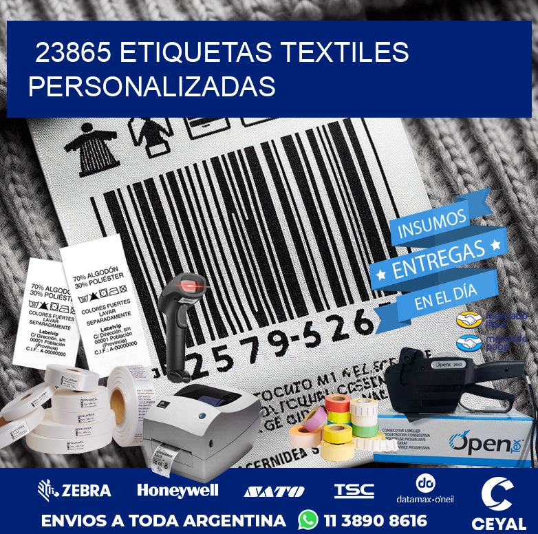 23865 ETIQUETAS TEXTILES PERSONALIZADAS