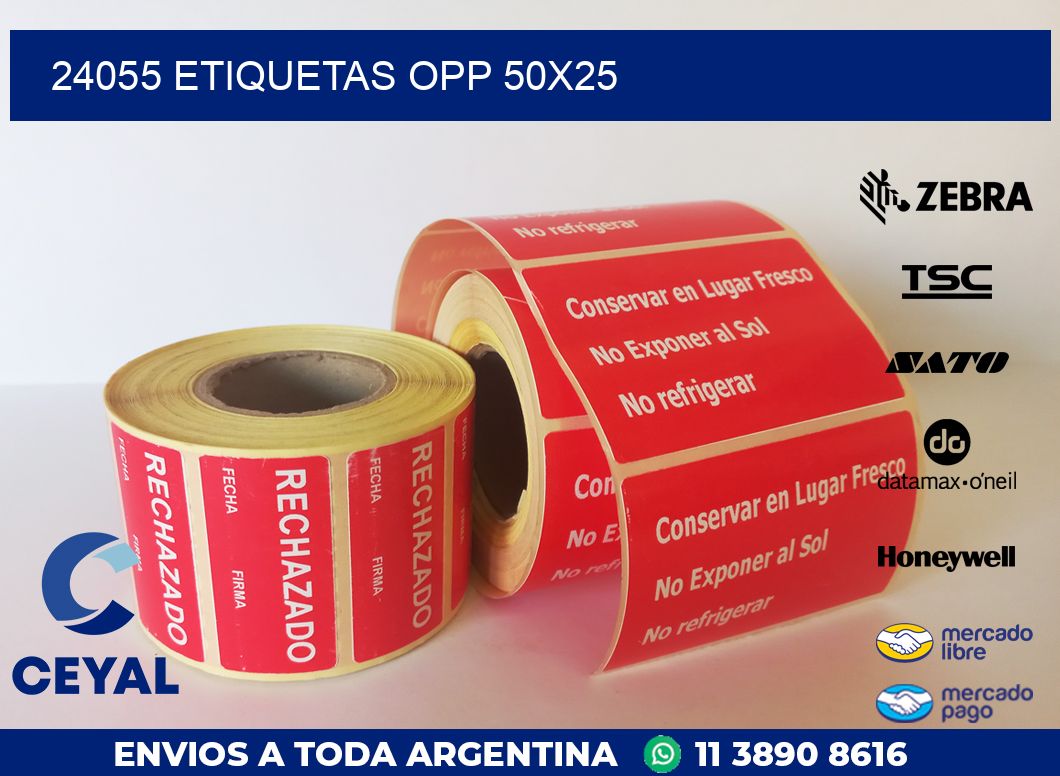 24055 ETIQUETAS OPP 50X25