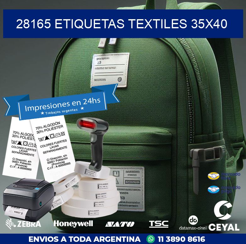 28165 ETIQUETAS TEXTILES 35X40