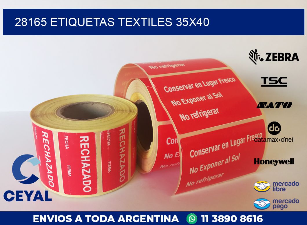 28165 ETIQUETAS TEXTILES 35X40