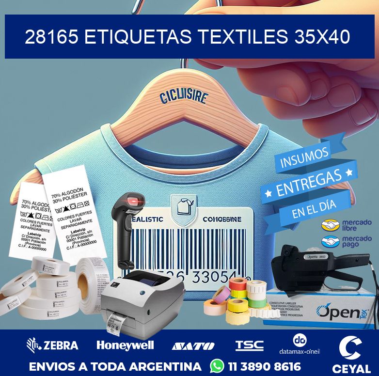 28165 ETIQUETAS TEXTILES 35X40